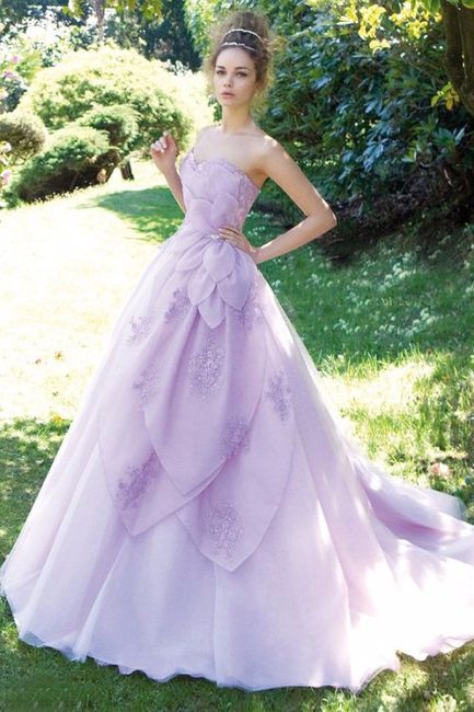 Vestido sales novia morado