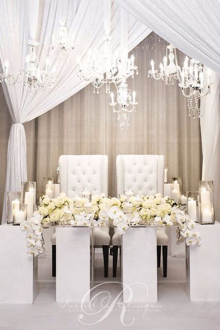 Mesas de novios estilo elegante ✨ 4
