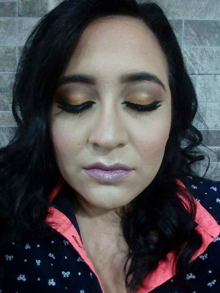 Prueba de Maquillaje y peinado - 2