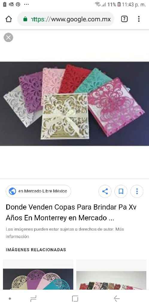 Saben donde venden este cubierto para invitaciones en Monterrey ?? - 1