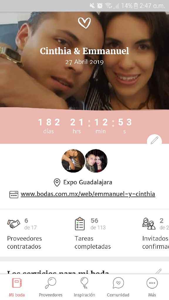 ¿Cuánto falta para su gran día? - 1