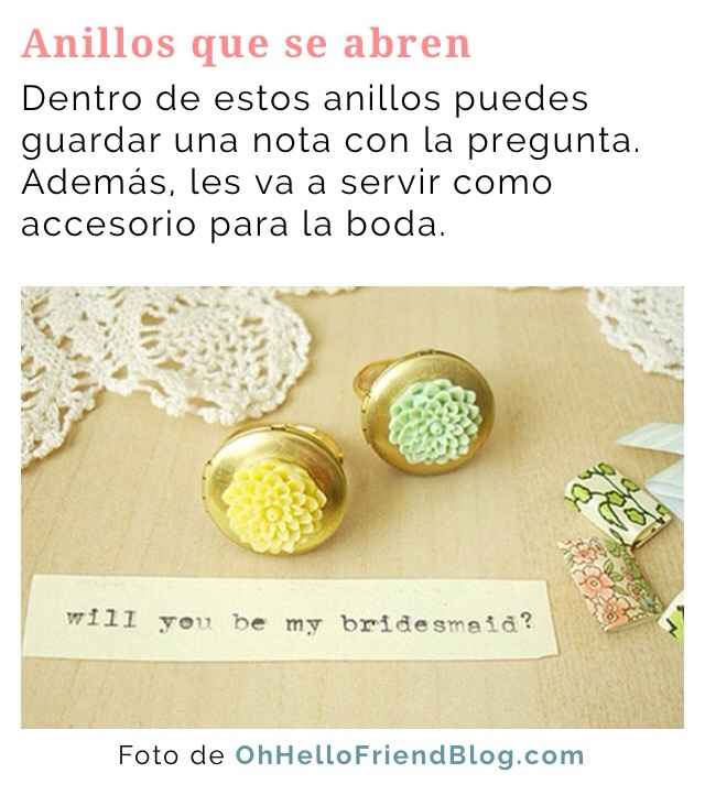 11 ideas para pedirle a tus damas - 4