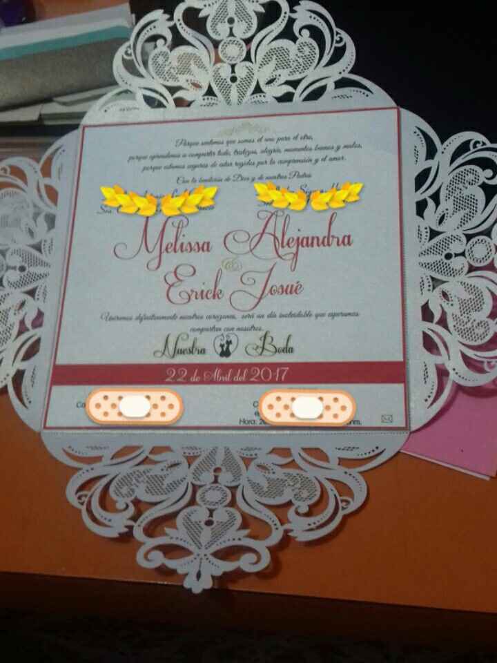 Ya elegimos nuestras invitaciones!!😍💑 - 1