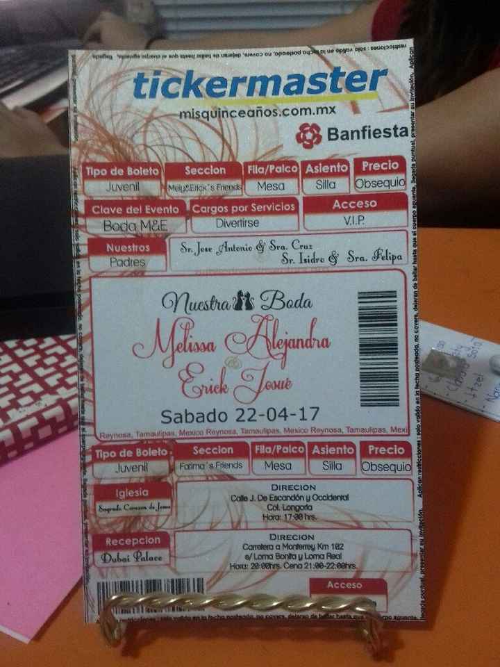 Precio de invitaciones - 2