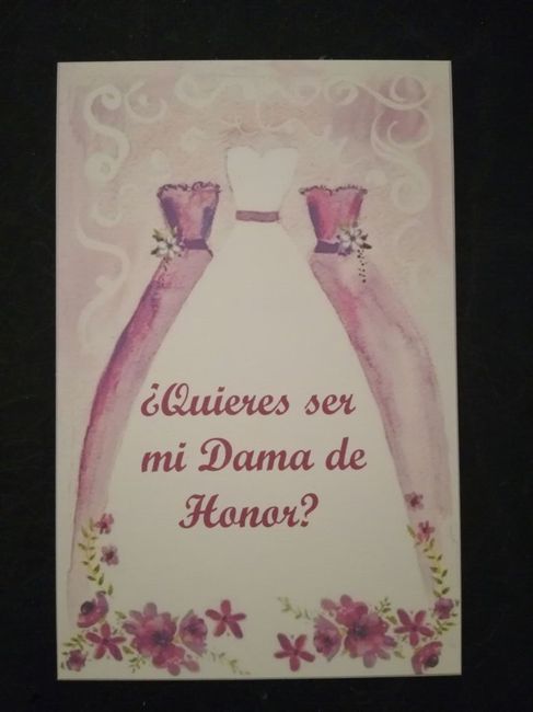Ya tengo Madrina de ramo!! 6