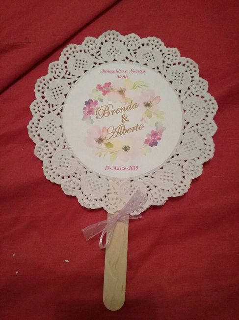 Abanicos diy para la iglesia - 3