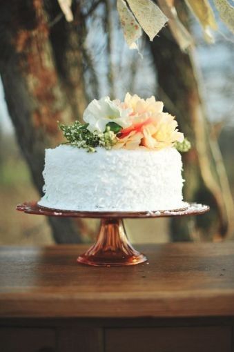 Pastel para una boda civil pequeña 4
