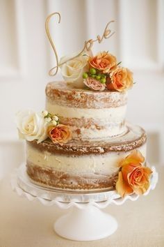 Pastel para una boda civil pequeña 6