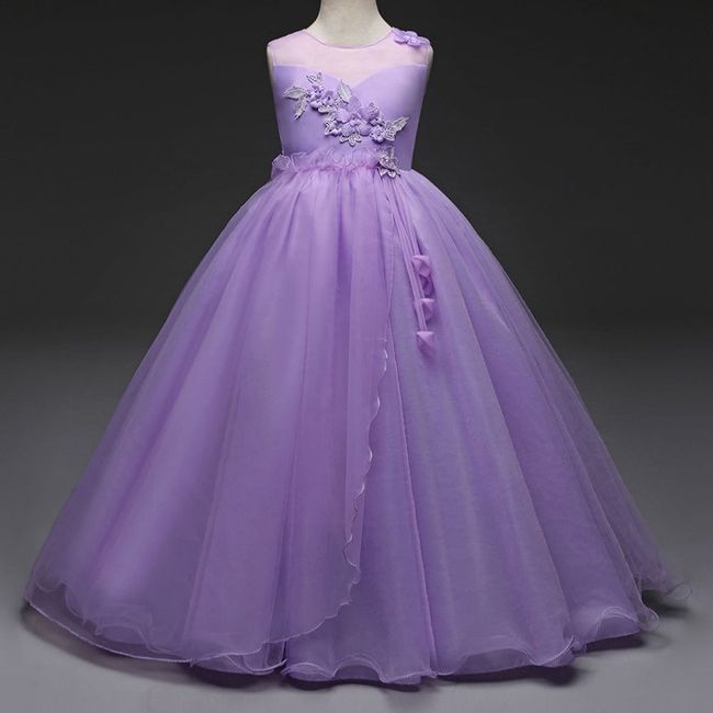 vestido lila como las damas