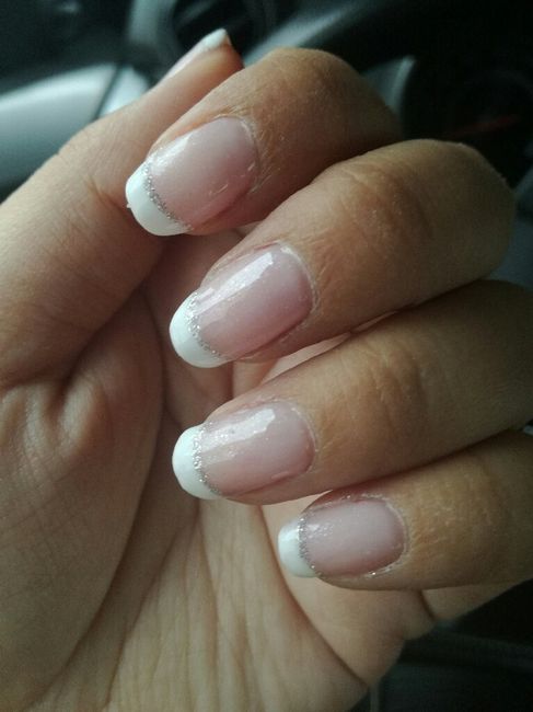 Uñas listas!!! a 1 dia del civil - 2