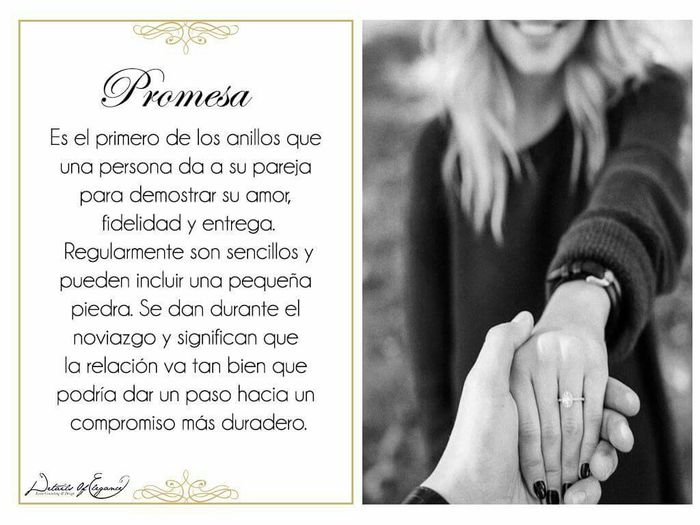 Anillos en cada etapa de la relación 2
