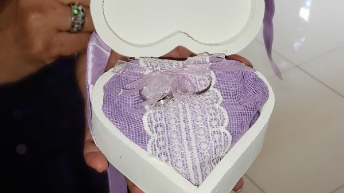 Cajitas diy para anillos, lazo y arras - 2