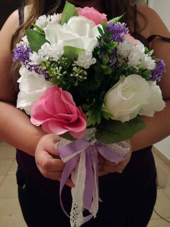 Ramo de flores artificiales... Que tal quedó?? - 3