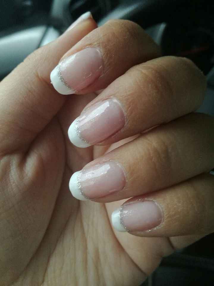 Uñas listas!!! a 1 dia del civil - 2
