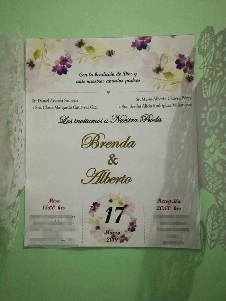 Diseño de invitación, parte 3 - 1