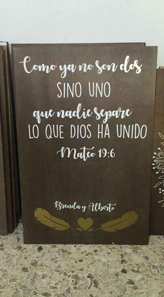 Letrerito para bienvenida en recepción! - 1