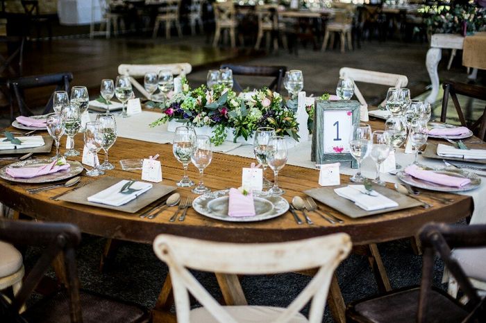  Boda Mexicana: Numeradores de mesa. - 1