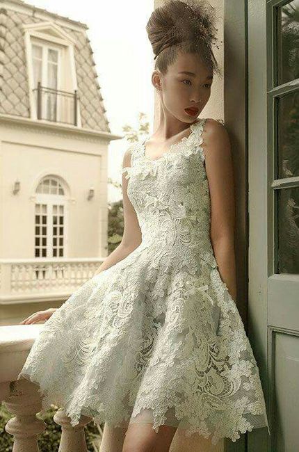  Vestidos de novia cortitos! ! - 12