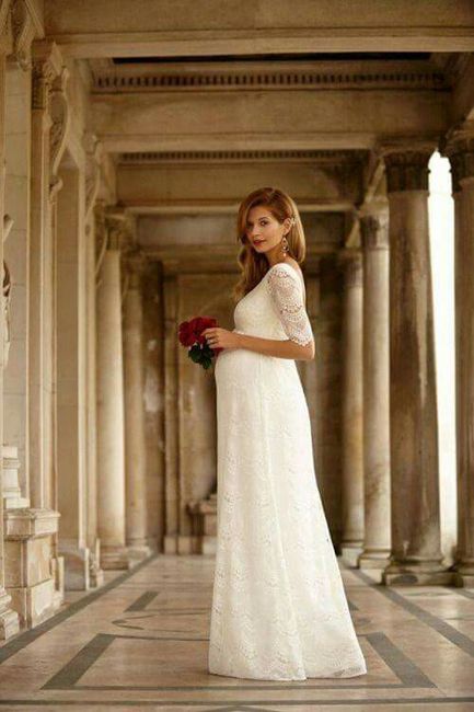Vestidos para brides embarazadas - 6
