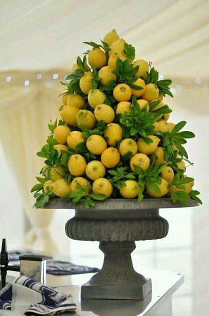 Centros de mesa con frutos - 15