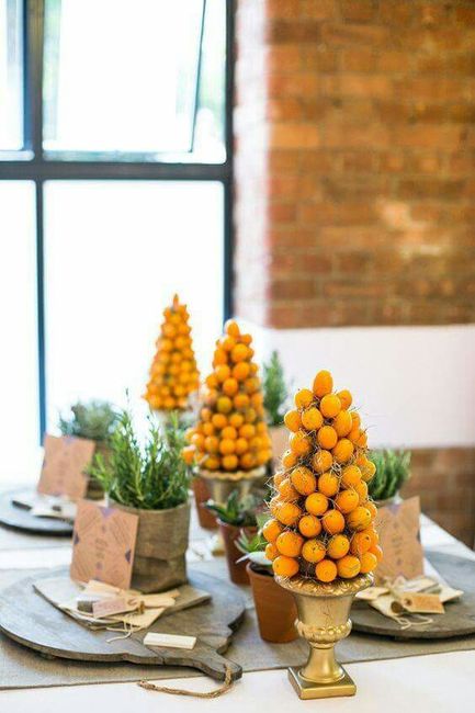 Centros de mesa con frutos - 20