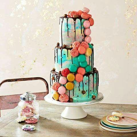 Pastel de macarrons - 5