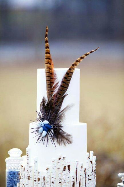 Inspiración: boda con plumas. - 6