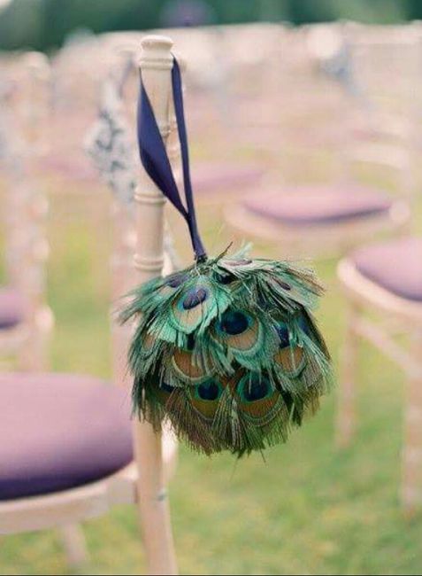 Inspiración: boda con plumas. - 11