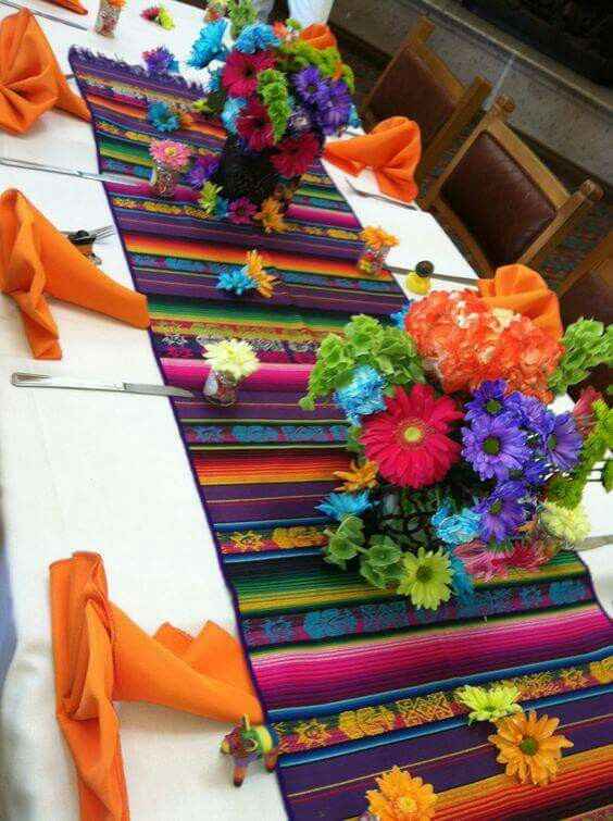  Boda Mexicana: Centros de mesa. - 7