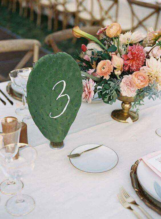  Boda Mexicana: Numeradores de mesa. - 4