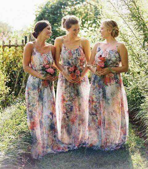 Damas floreadas - 1