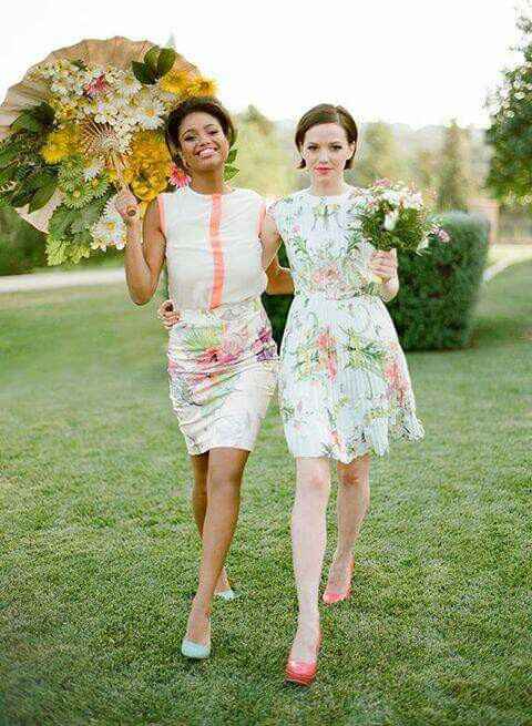 Damas floreadas - 5