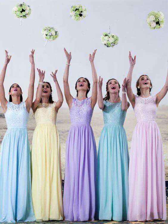 Damas en colores pastel - 1