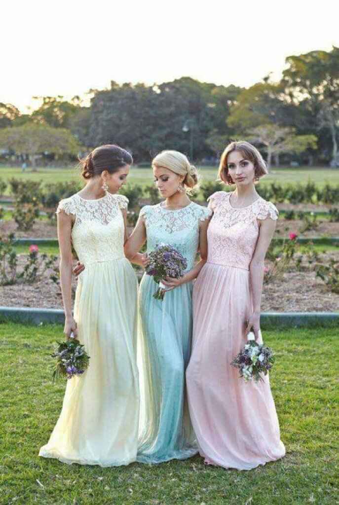 Damas en colores pastel - 7