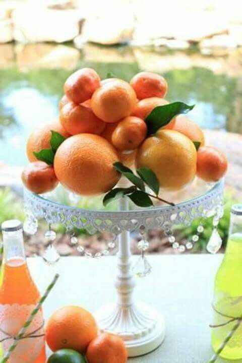 Centros de mesa con frutos - 1