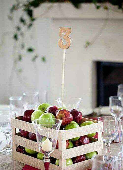 Centros de mesa con frutos - 11