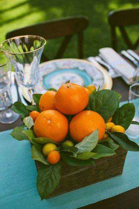 Centros de mesa con frutos - 19