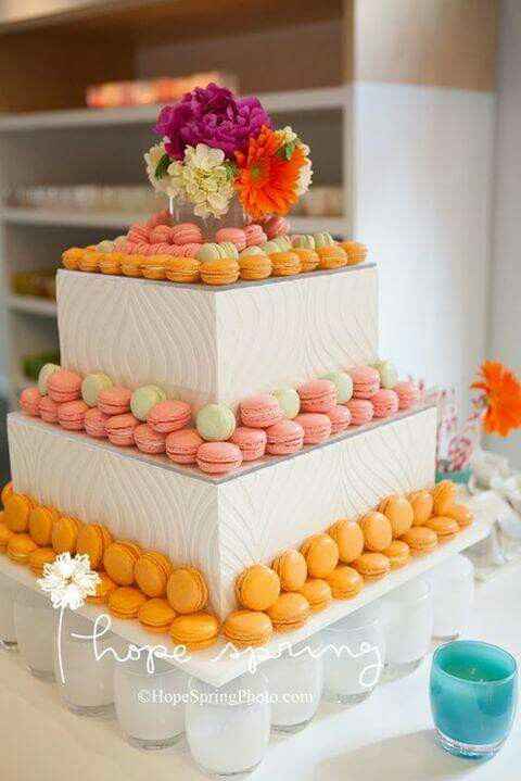 Pastel de macarrons - 6