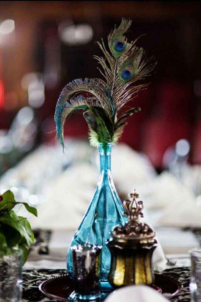 Inspiración: boda con plumas. - 5