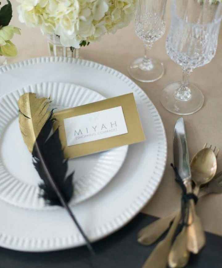 Inspiración: boda con plumas. - 10