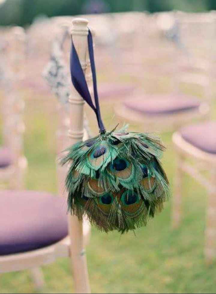 Inspiración: boda con plumas. - 11