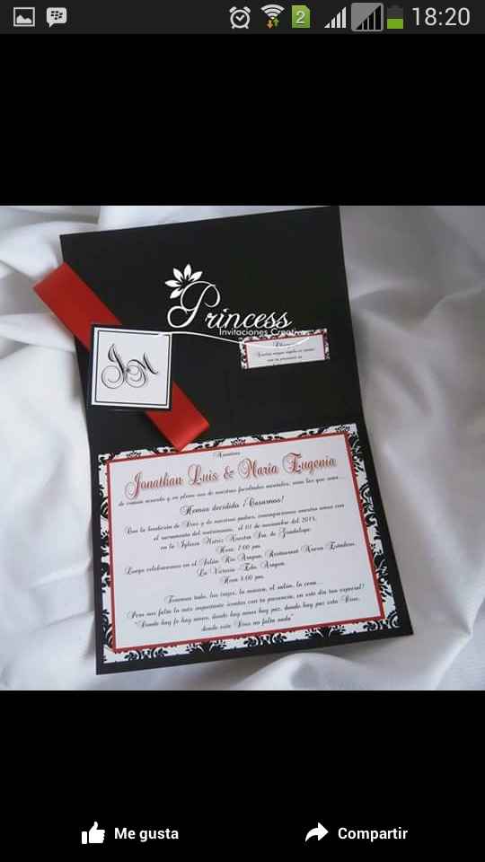 nueva idea para las invitaciones