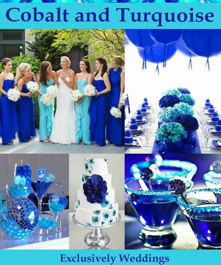 "combinaciones de colores en aqua y esmeralda" - 9