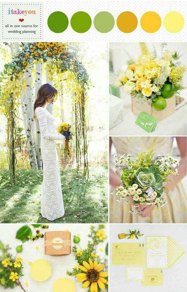 Combinaciones de colores de amarillo y gris - 1