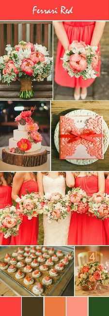 Combinaciones de colores en naranja y tangerine - 1