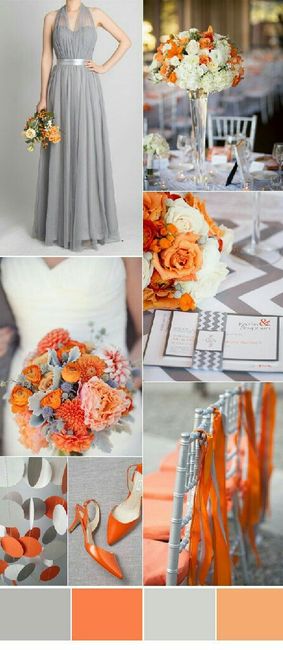 Combinaciones de colores en naranja y tangerine - 5