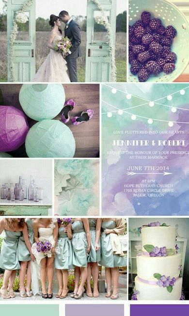 Combinación de colores en rosa y gris - 3