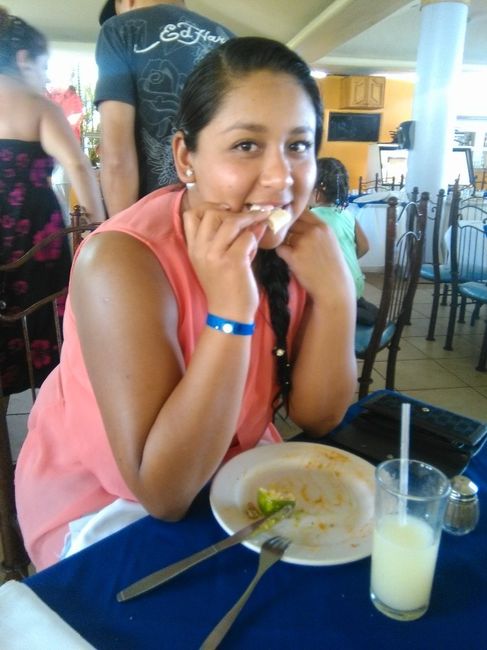 Disfrutando del buffete