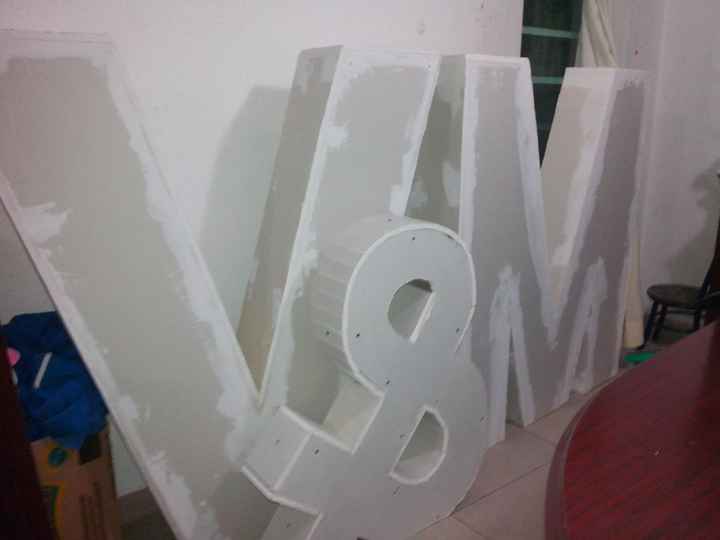 Mis letras gigantes v&m - 1