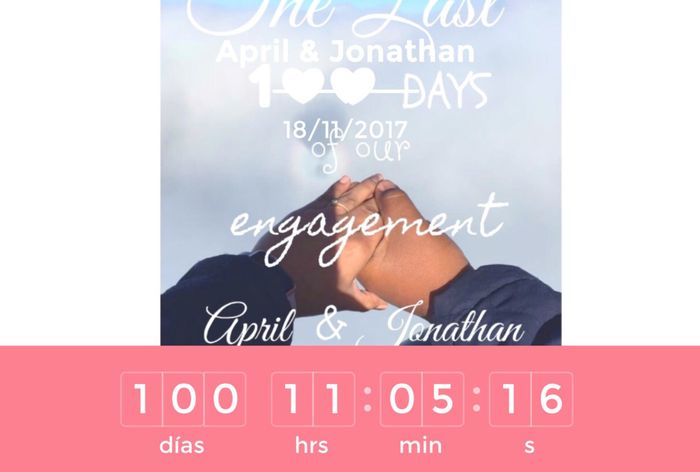 Los últimos 1oo días de nuestro compromiso. - 1
